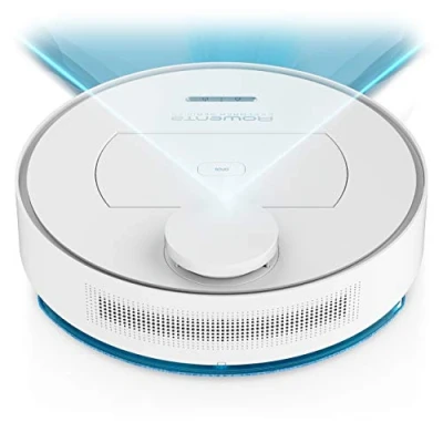 Image de Rowenta X Plorer Serie75 Aspirateur robot, Navigation précise personnalisée, Aspire et lave, Kit animal allergie, Filtre haute efficacité, Connectivité WiFi, App compatible assistant vocal RR7687WH