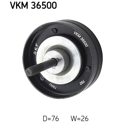 Image de SKF VKM 36500 Galet Enrouleur avec monture VOLVO: 850 Break, S70, V70 I