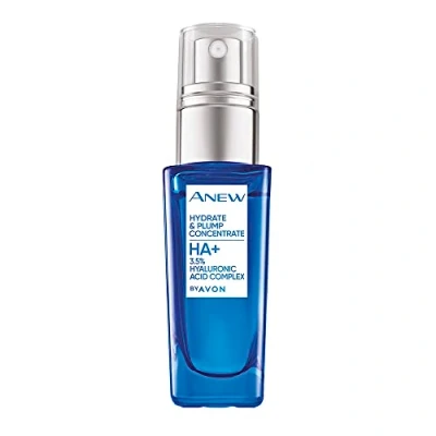 Image de Avon Concentré Anew Hydrate &amp; Plump, avec complexe d&#039;acide hyaluronique à 3,5% pour hydrater la peau en profondeur et retenir l&#039;humidité, 30 ml