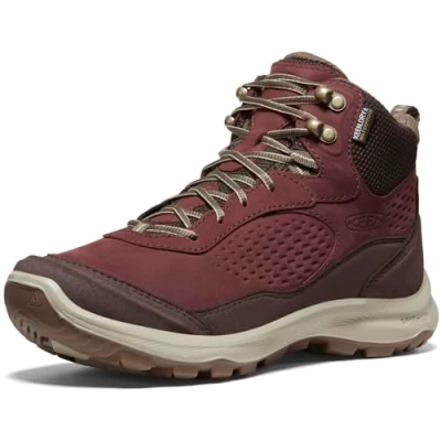Image de Keen Terradora Explorer MID WP Chaussures de marche, Femme, Taille: 41, Red Cuir et textile