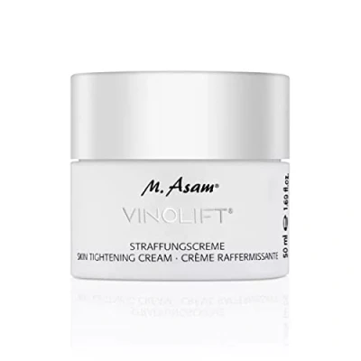 Image de M. Asam VINOLIFT Crème raffermissante (50 ml) pour le visage, action anti rides intense, lisse et améliore l&#039;élasticité cutanée, formule aux huiles végétales précieuses