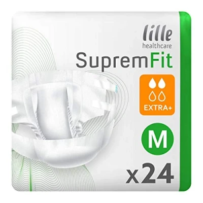 Image de LILLE Suprem Fit Extra+ Incontinence modérée 24 changes complets Taille M