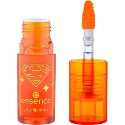 Image de Essence Cosmetics Superman Jelly Lip Stain Encre à Lèvres Gel, Longue Durée, Séchage Rapide, Résultat Instantané, 4 g
