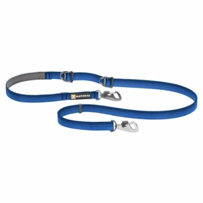 Image de Ruffwear, Switchbak Laisse pour Chien, Convertible et réglable Un Usage Quotidien, Blue Pool
