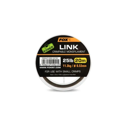 Image de Fox Edges Link Crimpable Monofilament 20m Maat : 25lb 11.3kg