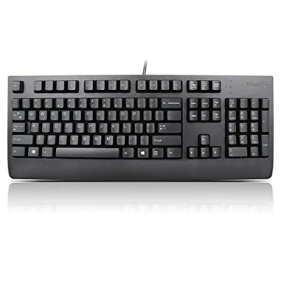 Image de Lenovo 4X30M86917 clavier USB QWERTY Anglais britannique Noir Claviers (Standard, Avec fil, USB, QWERTY, Noir)