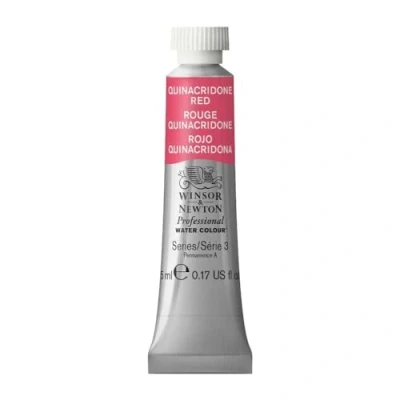 Image de Winsor &amp; Newton Aquarelle Professionnel Peinture Aquarelle, Haute Luminosité, Résistante à la Lumière, Qualité Archive, Tube de 5 ML, Couleur Rouge Quinacridone