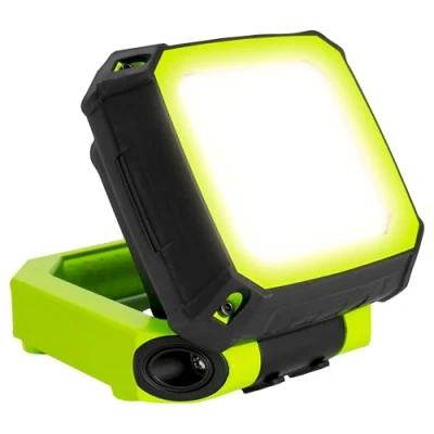 Image de Lampe de travail Luceco Compact Magnetic USB rechargeable, Vert