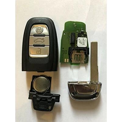 Image de cle télécommande avec electronique Vierge Compatible AUD I A4 S4 A5 S5 Q5 SQ5 RS4 RS5