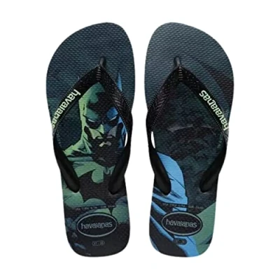 Image de Havaianas Top Herois DC Unisex Tongs, Noir/Noir/Argile, 39/40 EU
