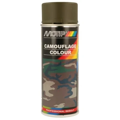 Image de Motip RAL6014 de Peinture Jaune/Olive 400 ml Couleur : Vert camouflage