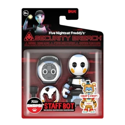 Image de Funko Five Nights at Freddy&#039;s (FNAF) Snap: RR Security Staff Bot Mini Figurine en Vinyle à Collectionner Idée de Cadeau Produits Officiels