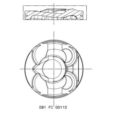 Image de Piston MAHLE 081 PI 00110 000