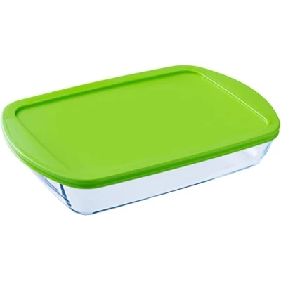 Image de Pyrex Oven Dish with lid Cook &amp; Store 40 x 27 6 cm / 4.5 Liter
