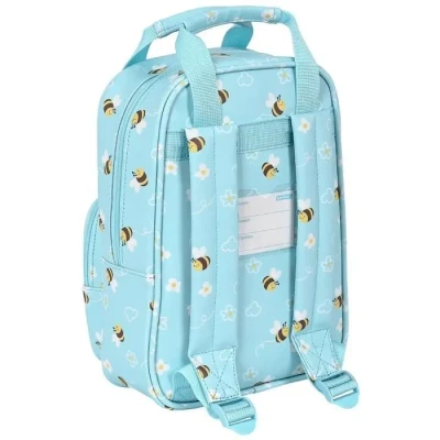 Image de Sac à dos avec poignées enfant Safta Abeja azul claro TU