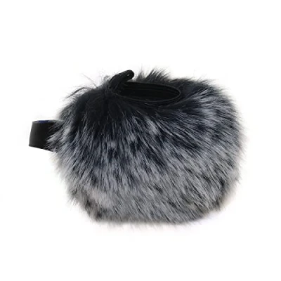 Image de the Lord of Tools Cache Vent pour Microphone en Fourrure Compatible avec Tascam DR 05X 05 Enregistreur Numérique Portable Extérieur Micro Couverture Bouclier Filtre Anti Pop