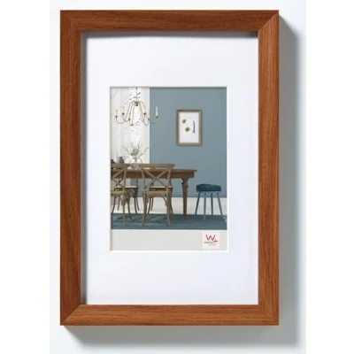 Image de walther design cadre photo chêne foncé 30 x 45 cm avec passe partout, en bois Fiorito EF045P