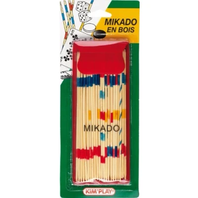 Image de Cofalu Kim&#039;Play Jeu de voyage Mikado En Bois Avec Pochette