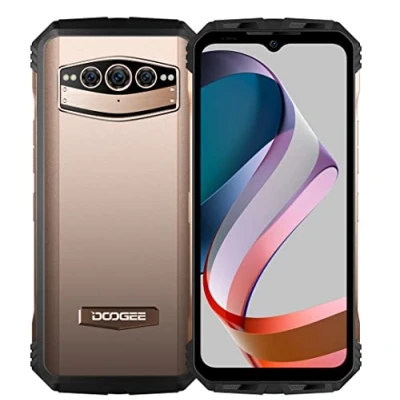 Image de DOOGEE 5G Téléphone Incassable V30T, Dimensity 1080 12Go+256Go, 6.58&#039;&#039; 120Hz FHD+, 108MP AI Caméra(20MP Vision Nocturne), 10800mAh Batterie, Android 12 IP68 Etanche Smartphone, GPS NFC Or