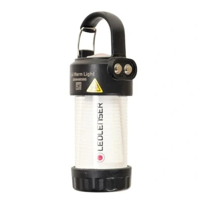Image de Lanterne LED Ledlenser ML4 Warm Light, rechargeable batterie 14500, 300 lumens, sans éblouissement (breveté), autonomie maximale de 40h, lumière rouge, peut fonctionner sur 1 pile AA, mousqueton