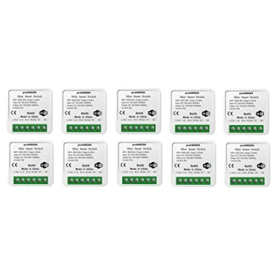 Image de proAMEDEN Interrupteur intelligent Wi Fi 16 A Mini Smart Switch Fi, module interrupteur, application Tuya/SmartLife, compatible avec Alexa, Google Home (10)