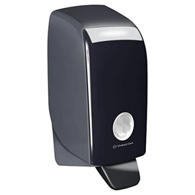 Image de distributeur de solution lavante pour les mains Aquarius 7173 1 x noir à fixation murale (adapté aux recharges litre)