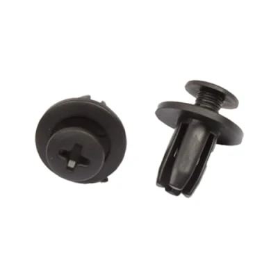 Image de sourcing map 100pcs 6mm Trou Pare Chocs à Rivet de Fixation du Capot