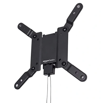 Image de Amazon Basics Support mural fixe Pour téléviseur à écran plat TV de 12 40 pouces VESA 200 x mm, 30.5 101.6 cm, Noir