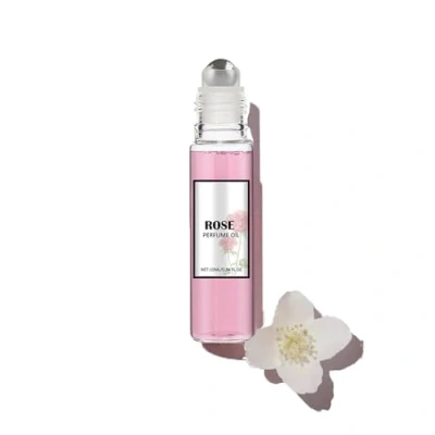 Image de Parfum pheromone pour Femme, Parfums Phéromones, Flavor Parfum, au Eau de Rollerball Obtenir une Note Longue Durée (Rose)