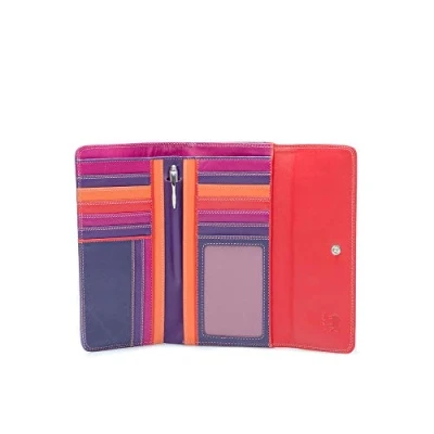 Image de mywalit Portefeuille Femme en Cuir Tri Fold w/Outer Zip Purse 269 75 Sangria Multi