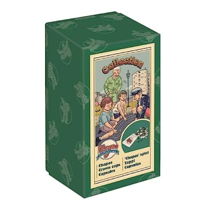 Image de Cayro Caps A partir de 8 ans Modèle en forme bouchon bouteille Jeu société classique Enfants et adultes Boîte rétro 1 sac tissu 2 joueurs