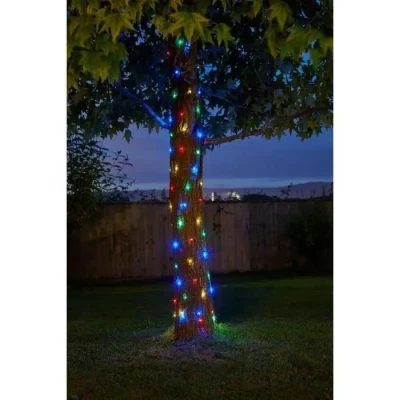 Image de Guirlande solaire d&#039;extérieur Multicolore 100 leds SMART GARDEN 11.9m