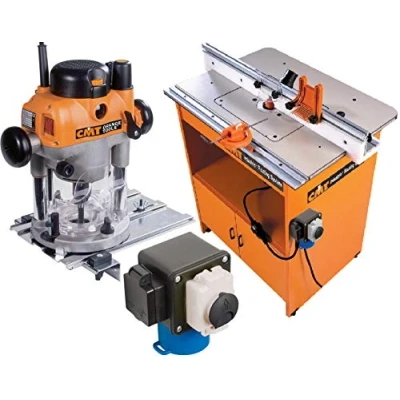 Image de CMT Table professionnelle industrielle 999.500.01 + électrofraiseuse 2400 W CMT7E commande de sécurité 999.100.11