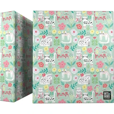 Image de Grafoplás Cats Bits&amp;Bobs Pop Up Desing Classeur à anneaux A4 4 mixtes 40 mm Couverture rigide en carton Certifié FSC