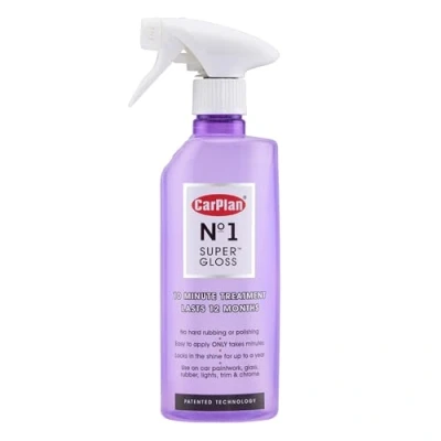 Image de CarPlanNo1 Cire de Polissage pour Voiture 10 Minutes à appliquer Dure 12 Mois Super Gloss Shine Scellant hydrophobe breveté 600 ML