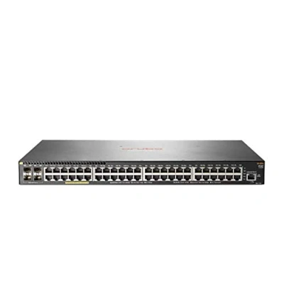 Image de Aruba, a Hewlett Packard Enterprise company Aruba 2930F 48G PoE+ 4SFP Géré L3 Gigabit Ethernet (10/100/1000) Connexion Ethernet, supportant l&#039;alimentation Via ce Port (PoE) 1U Gris