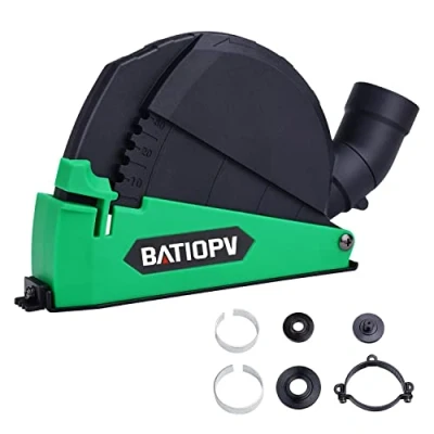 Image de BATIOPV Capot de Protection Meuleuse Angulaire Avec rail pour meuleuses d&#039;angle 115/125 mm
