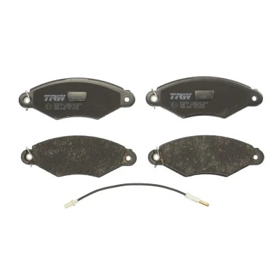 Image de TRW COTEC GDB1402 Jeu de plaquettes frein contact signal d&#039;usure inclus RENAULT: Kangoo I, I Express, NISSAN: Kubistar Van