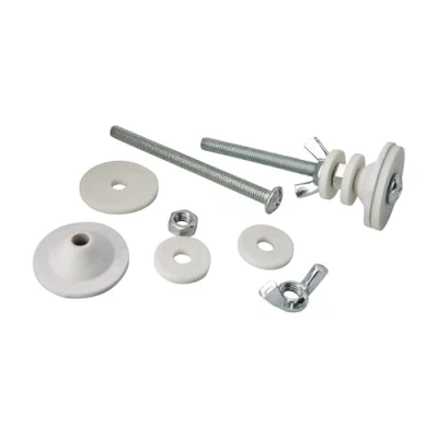 Image de SOMATHERM FOR YOU Lot de 2 fixations pour fixer le réservoir WC sur la cuvette
