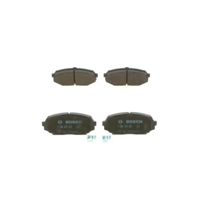 Image de BOSCH 0 986 424 303 Jeu de plaquettes frein Low Metallic avec indicateur d&#039;usure tôle anti bruit, instructions montage MAZDA: MX 5 I