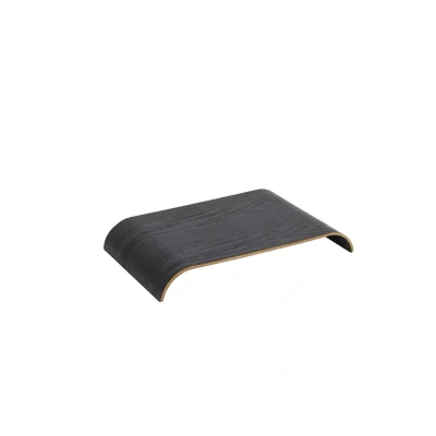 Image de Plateau AYTM Curva, noir, 41 x 25 5 cm, bois