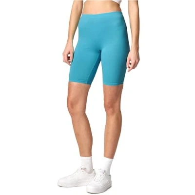 Image de Merry Style shorts Courts pour femmes en coton Legging Femme confortables de cyclisme parfait un usage quotidien et le sport MS10 200 (Turquoise Foncé L)