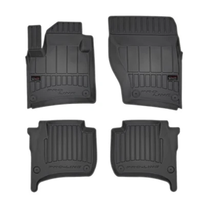Image de FROGUM 3D407671 Ensemble de tapis sol Caoutchouc avant et arrière 4 noir Sur mesure VOLKSWAGEN: Touareg II, PORSCHE: Cayenne