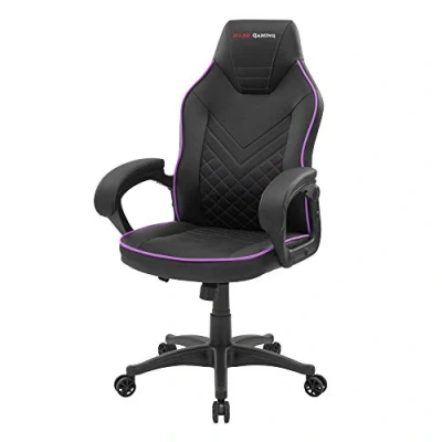 Image de Mars Gaming MGC PRO, Chaise Professionnelle, Finition Cuir PU, Accoudoirs 2D et Dossier Inclinable 135, Coussins Lombaire Cervical Soft Touch, Roulettes XL Ressort Gaz Classe 4, Bleu
