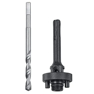 Image de kwb Tige de fixation SDS Plus pour scie cloche Easy Cut 35 105 mm avec filetage 5/8&quot; 18 UNF foret centrage HSS