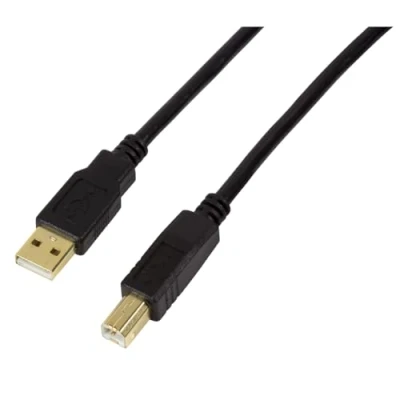 Image de LogiLink UA0266 câble USB 2.0 20 m A B Noir Neuf