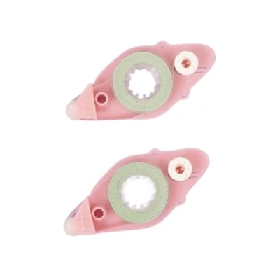 Image de Craftelier Ruban adhésif double face repositionnable pour le distributeur rose Conçu les projets de scrapbooking et d&#039;artisanat Comprend 2 recharges Dimensions 8 mm x 7 m