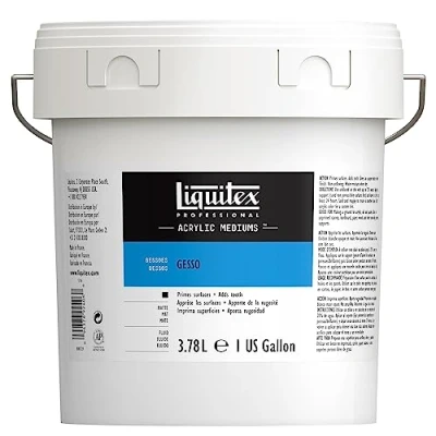 Image de Liquitex Additif Gesso Blanc Seau 3,78L