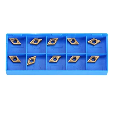 Image de MAGT Lames Inserts Rotatifs CNC Cutters en Carbure, 10pcs Outil de Rotation Tour Forme Losange Carbure avec la boîte