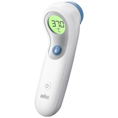 Image de Braun BNT300WE thermometre digital Thermomètre à distance Blanc Front Boutons
